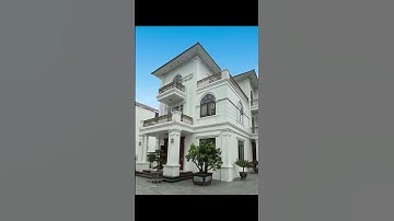 nhà vườn mái nhật ba tầng tân cổ điển