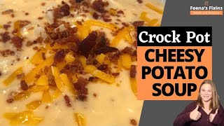 Crockpot Potato Soup (Cheesy Delicious!) – On My Kids Plate