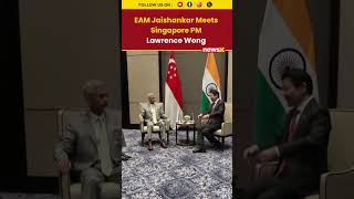 #watch | EAM Jaishankar Meets Singapore PM Lawrence Wong in New Delhi | #shorts