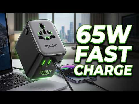 Video thumbnail: Epicka Pulse Duo 65W Travel Adapter Review: Six Ports, One Compact Cube