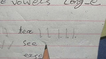 pitman shorthand course Lecture 26 Chapter-IV, Third-place Vowels Long-e by Shah Nawaz Mari