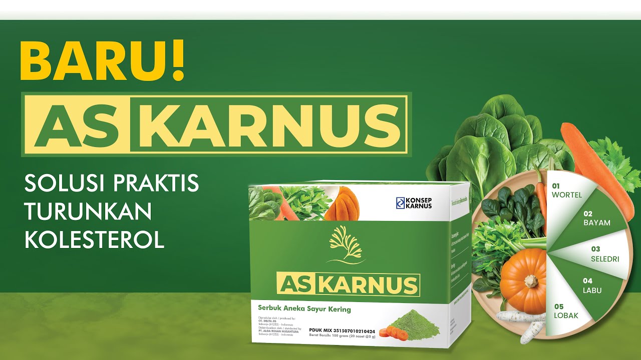 AS KARNUS - Solusi Tepat untuk Kolesterol Sehat #kolesterolnormal # ...