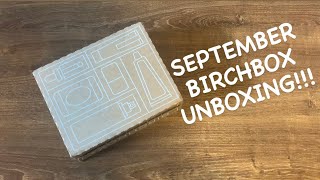 Unboxing Birchbox September 2021 Box!