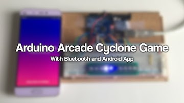 Arduino Cyclone Arcade Game (Bluetooth & Android App)