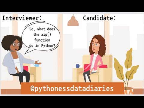 Quick Interview Prep | How to use zip( ) in Python #python #interviewtips