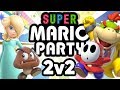 Super Mario Party - Too Many Allies! (2v2 Duos Gameplay)