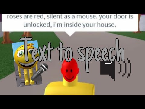 how to make a text to speech roblox