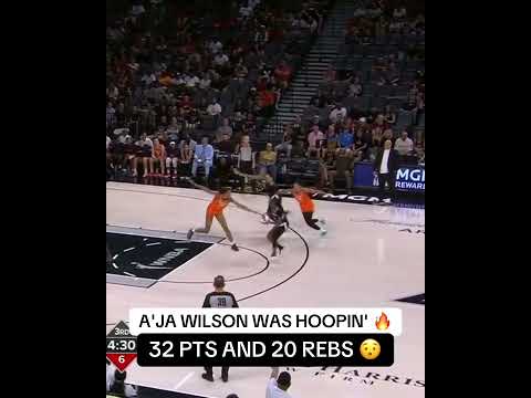 First player in WNBA history to score 30 PTS and grab 20 REB 👀