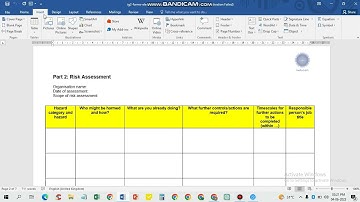 How to add a row/line in NEBOSH IGC 2