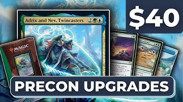 Quantum Quandrix Precon Upgrades $40 | Adrix and New, Twincasters | Strixhaven Commander Deck