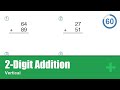Race the Timer — 2-Digit Addition | Vertical - 50 Problems
