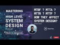 8. MTBF, MTTA, MTTR, MTTF #performance #metrics #systemdesign #hld