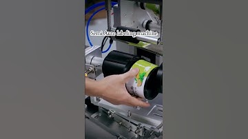 Semi automatic labeling machine#labelingmachine #roundlabelingmachine#bottlelabelingmachine#factory