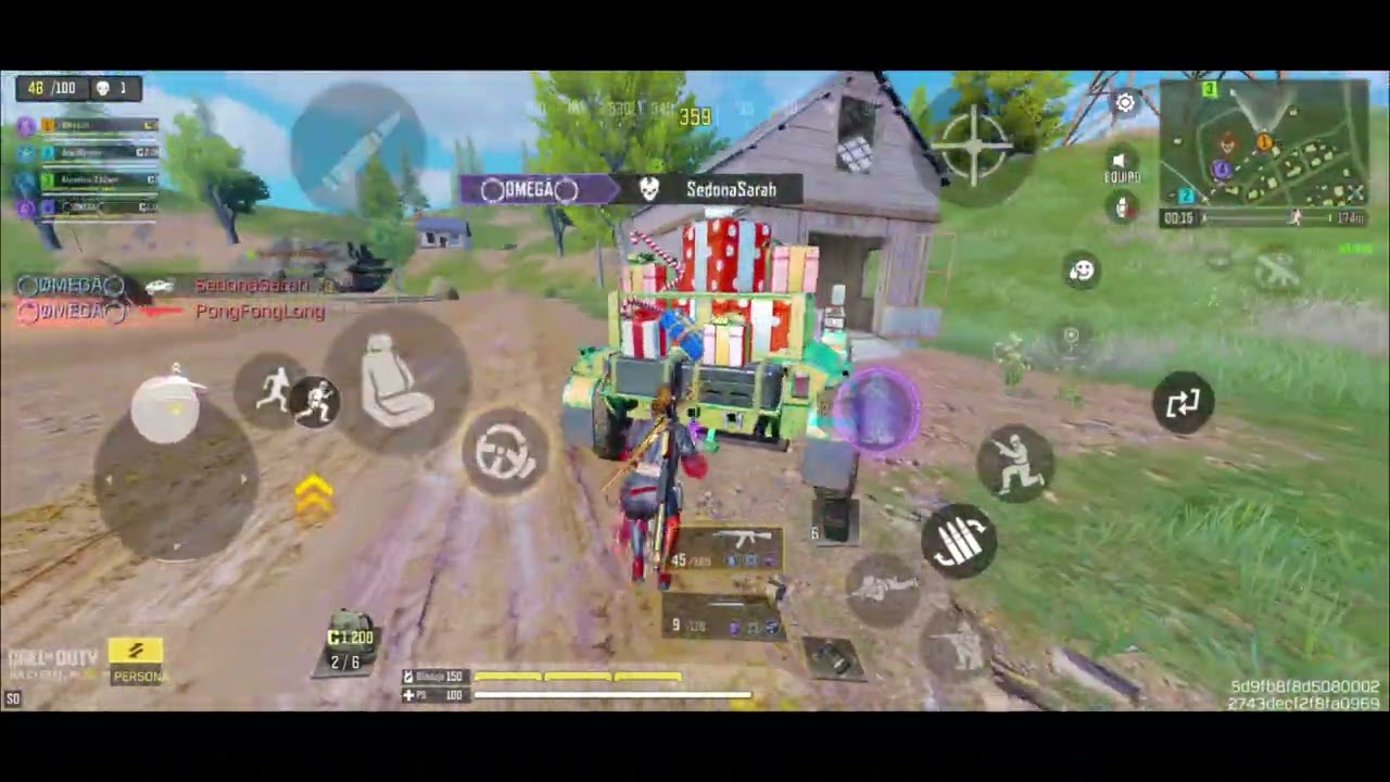 [ViKos□AtomHarri2AZwm□JoanMoreno□○OMĒGĀ○ VS GAME 1] Call of Duty Mobile Battle Royale BR #1 