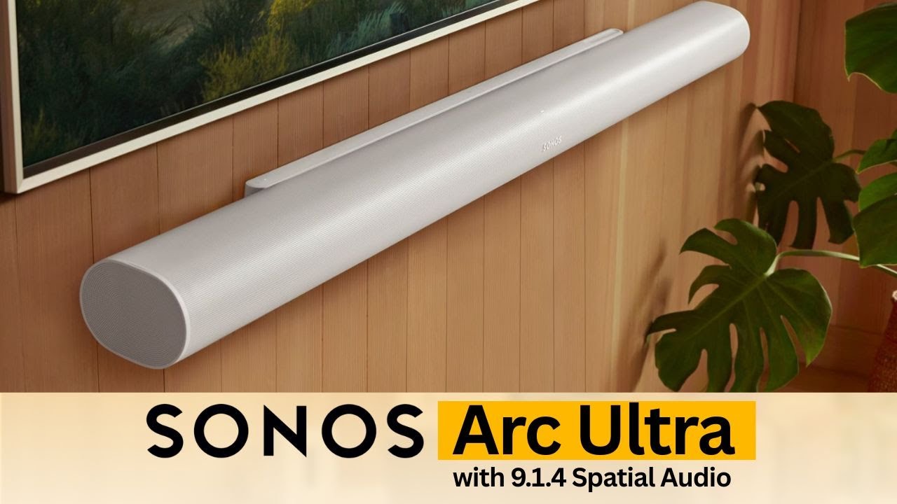 Sonos Arc 2025 Edition | Arc Ultra Soundbar with Alexa, Trueplay