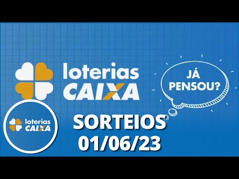 Loterias CAIXA: Quina, Dupla Sena, Lotofácil e mais 01/06/2023