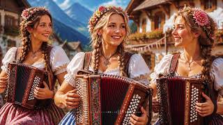 💃 German Village Polka Party | Joyful Accordion, Brass & Alpine Folk Music Vibes