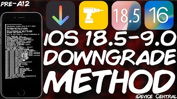 iOS 18.5 - 9.0 Jailbreak: Turdus Merula DOWNGRADE Tool No SHSH2 Blobs (Pre-A11) | Any iOS Version