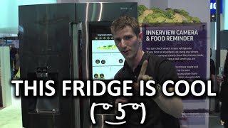 Ballin' Fridge with Hacks for Lazy Shoppers! - Samsung Booth - CES 2016 Ballin' Fridge with Hacks for Lazy Shoppers! - Samsung Booth - CES 2016