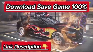NFS Heat Save Game 100% 2025