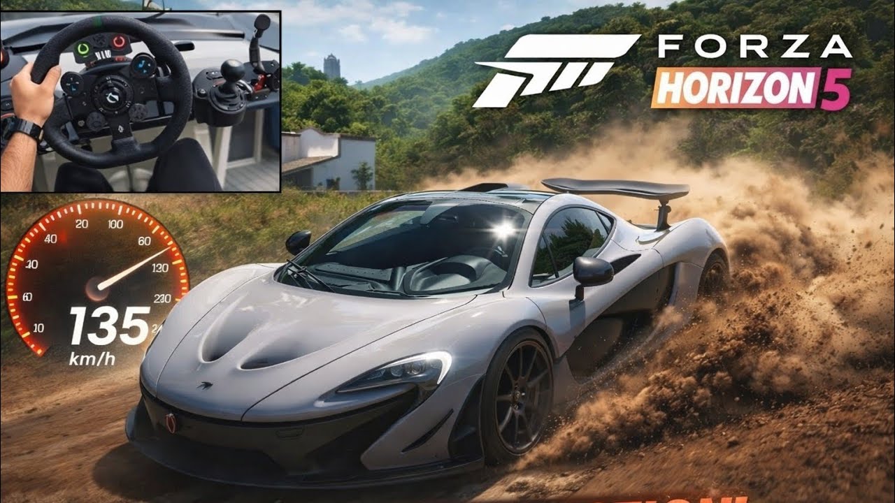 1066HP McLaren P1 - Forza Horizon 5 |Logitech G923 Steering Wheel