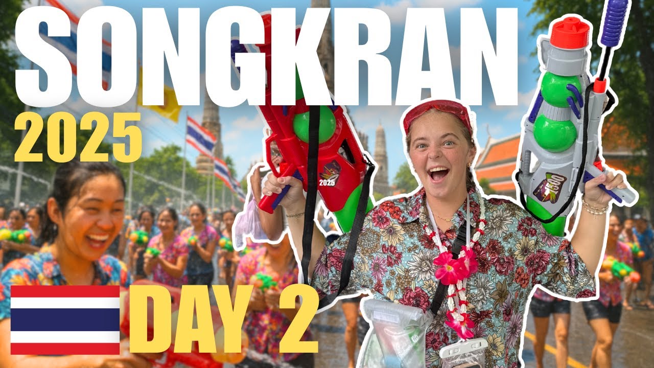 SONGKRAN GONE WILD! 🇹🇭 Bangkok's EPIC Water Fight! Thailand
