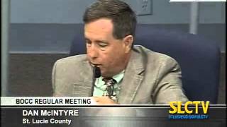 Saint Lucie County Board of County Commissioners Meeting from 6-18-13