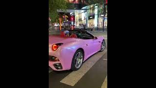 Download Lagu Style Icon @zhouchuna Turns Heads on City Streets in a Pink Ferrari: A Luxury Car Street Photoshoot MP3