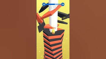 Stack Ball ASMR funny gameplay Max level 103 #shorts #viral #asmr #satisfying #satisfyingvideo