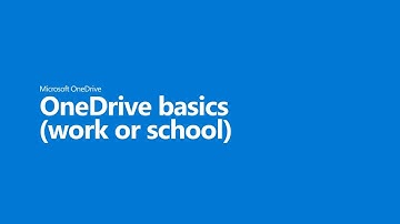 Getting started with OneDrive - OneDrive basics (work or school)