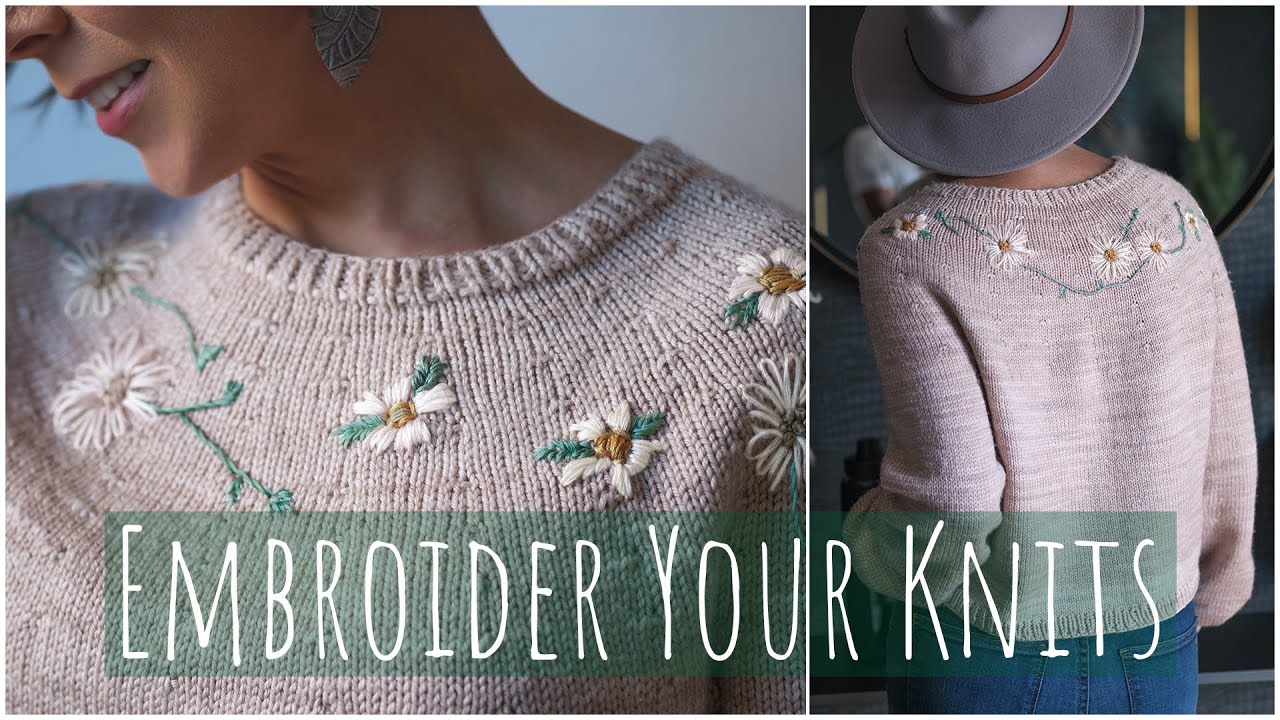 Embroider on Sweaters (and More!)