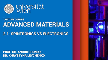 Advanced Materials - Lecture 2.1. - Spintronics vs Electronics