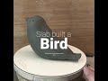 How to create a bird with a slab of clay and a pdf template