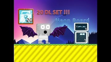 20 DL Set Challange - Omg Pro ? - Best Set in GT - Growtopia