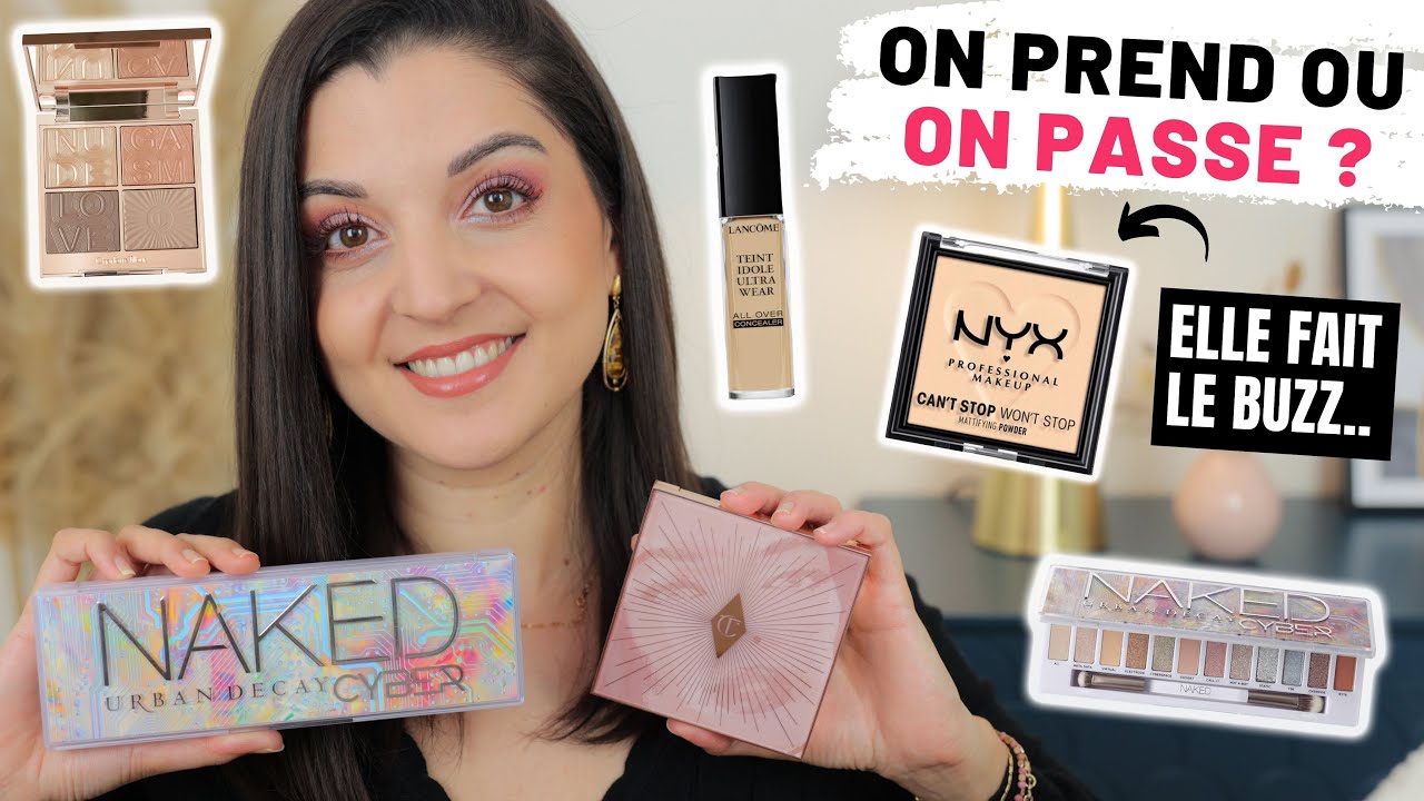 Je teste la POUDRE NYX qui FAIT LE BUZZ, la palette NAKED CYBER Urban Decay + revue Nudegasm CT