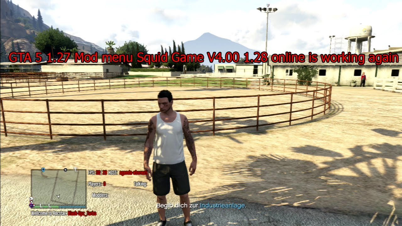 PS3 GTA 5 1.27 Mod menu Squid Game V4.00 1.28 online is working again