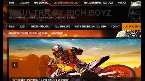 UNTURNED ROCKET COMMANDS  ON MKULTRAGAMERS.COM SERVERS BY RICH BOYS