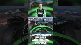 Nico Hulkenbergs Sprint Start 2025 United States Grand Prix With 2010-2014 Graphics