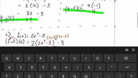 6.1/6.2 Composite functions, inverse functions
