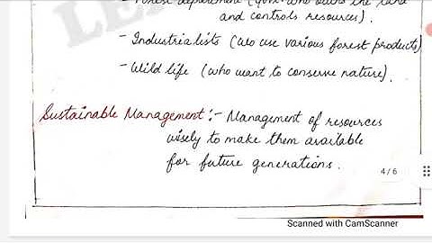 Management of Natural Resources  Notes ll Class 10 CBSE ll PYQ Science