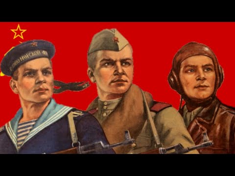 Попурри на темы армейских песен - Soviet Armed Forces Medley  (English Lyrics)