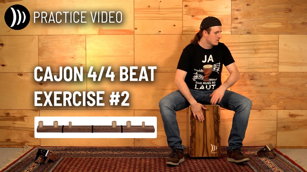 Cajon Rhythm Exercise #2 – Learning with the Rhythm Pin Board - YouTube