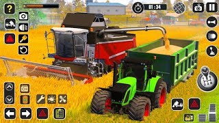 Harvester Tractor Farming Simulator 2020 - Real Harvest Tractor Driving - Android Gameplay screenshot 5
