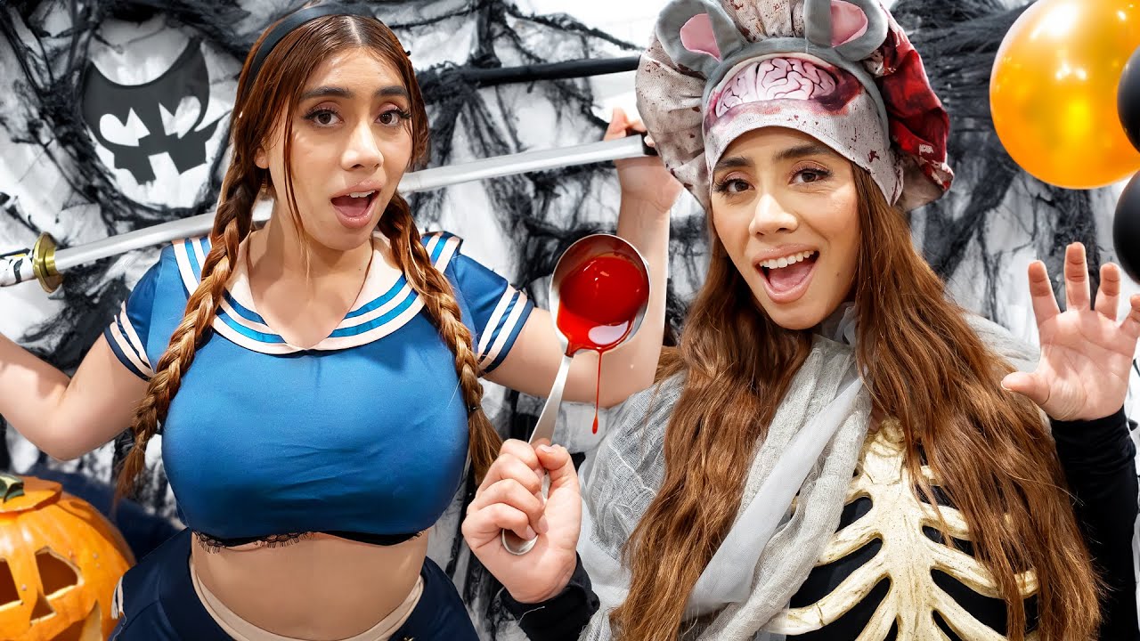 The Ultimate Halloween Costume Haul YouTuber Tries on FanPicked Costumes
