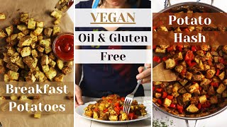 Crispy Vegan Breakfast Potatoes & Easy Potato Hash Recipe | How to Make Homemade Healthy Food