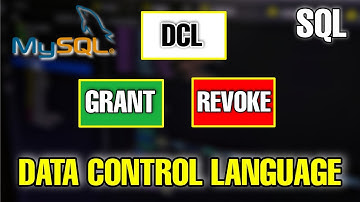 DCL Commands in SQL - GRANT & REVOKE - Data Control Language in Structured Query Language