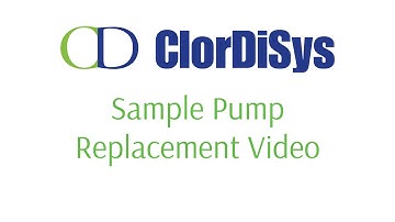 ClorDiSys Solutions, Inc - Sample Pump Replacement