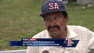 Neighbors relieved to hear arrest made in 81-year-old's murder