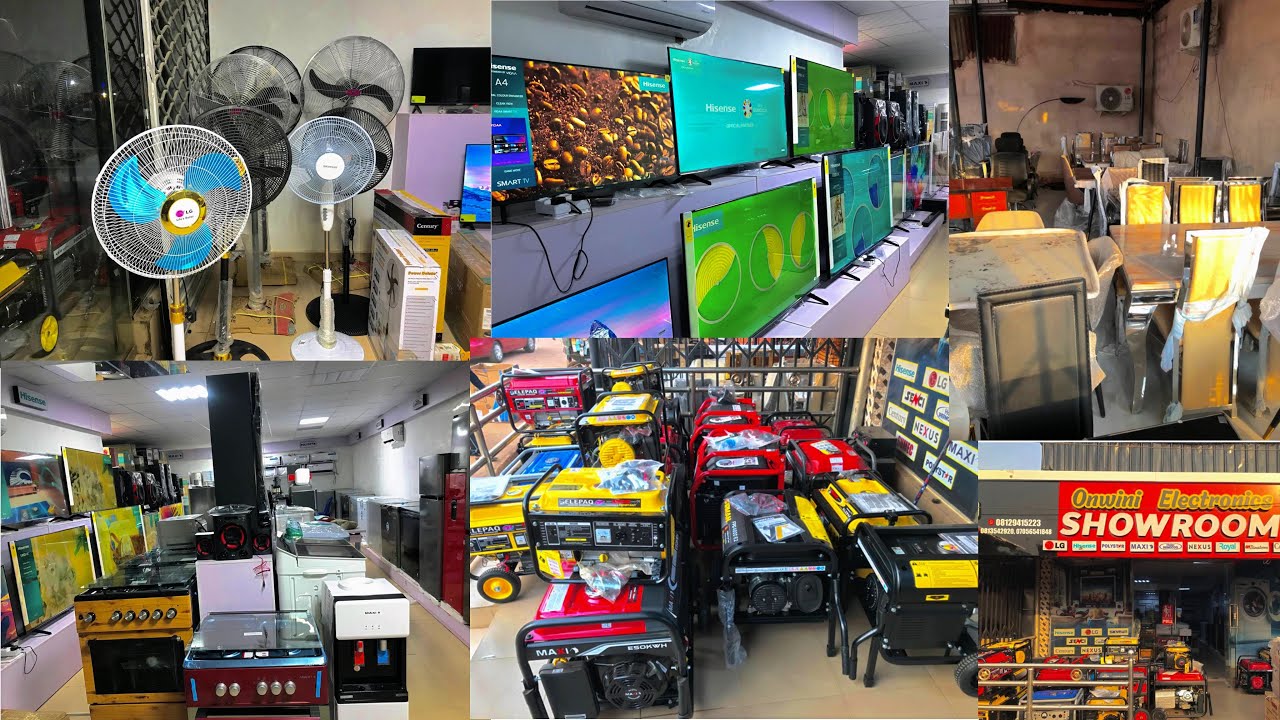 Price Of Electronics, Furniture's Dinning Sets, Generators, Television, Cooker Oven In Benin City.