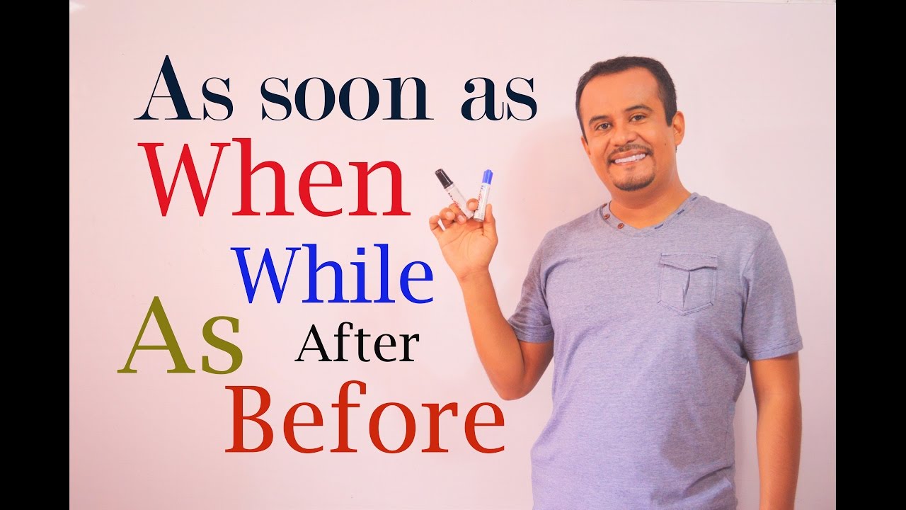 CONJUNCIONES de TIEMPO en INGLES